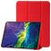 Mobigear Tri-Fold Gel iPad 11 (2025) Hülle TPU,Kunstleder Klapphülle - Rot