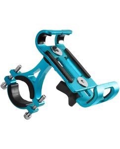 Mobigear Alloy Fixing Fahrradhalterung / Motorradhalterung Lenkerhalterung Klemme Universal OnePlus Nord CE5 - Blau