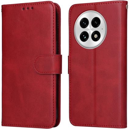 Mobigear Wallet OnePlus 13 Hülle Klapphülle Geldbörse - Rot