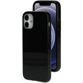 Mobiparts Classic iPhone 12 Mini Hülle Flexibles TPU Backcover - Matt Black