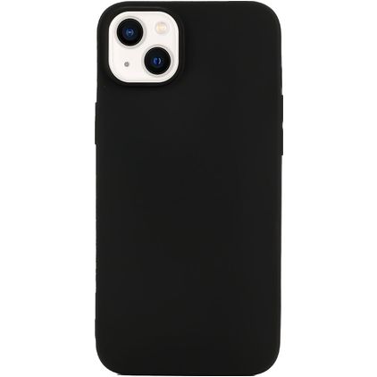 Mobigear Colors iPhone 14 Hülle Flexibles TPU Backcover - Schwarz