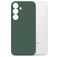 Mobilize Rubber Gelly Samsung Galaxy S24 Plus Hülle Flexibles TPU Backcover - Matt Green