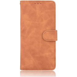Mobigear Retro OnePlus Nord Hülle Klapphülle Geldbörse - Cognac