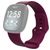 Mobigear Sport Dual Silikon Fitbit Sense Armband Drückerschließe - Rot
