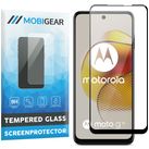 Mobigear Premium Motorola Moto G73 5G Panzerglas Gehärtetes Glas Displayschutz - Hüllenfreundlich - Schwarz