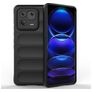 Mobigear Bumpy Xiaomi 13 Pro Hülle Flexibles TPU Backcover - Schwarz