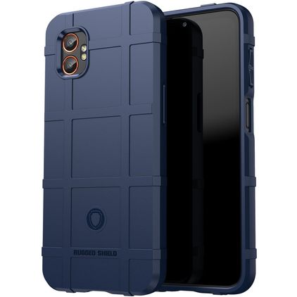 Mobigear Rugged Shield Samsung Galaxy Xcover 7 Pro Hülle Flexibles TPU Backcover Stoßfest - Blau