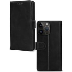 Mobilize Premium Gelly Wallet iPhone 14 Pro Hülle Klapphülle Geldbörse - Schwarz