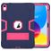 Mobigear ShieldStand iPad 11 (2025) Hülle Kunststoff,Silikon Backcover + Ständer - Pink / Marineblau