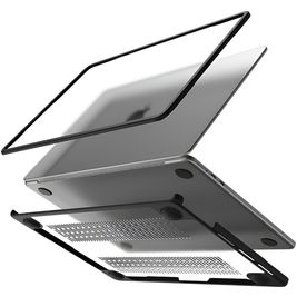 Mobilize Protection Cover MacBook Air 15 Zoll (2023-2026) Hardcase Hülle MacBook Case - Schwarz - Model A2941 / A3114 / A3241 / A3448 Mobilize Protection Cover MacBook Air 15 Zoll (2023-2026) Hardcase Hülle MacBook Case - Schwarz - Model A2941 / A3114 / A3241 / A3448