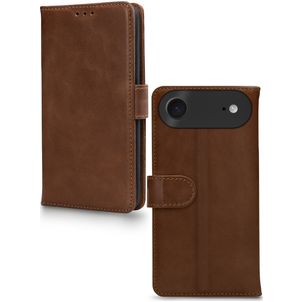 Mobilize Wallet iPhone Air Hülle Echtes Leder Klapphülle Geldbörse - Braun