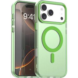 Mobigear Shockproof iPhone 17 Pro MagSafe Hülle Hardcase Backcover - Grün