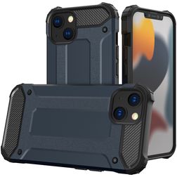Mobigear Outdoor iPhone 15 Hülle Hardcase Backcover Stoßfest - Marineblau