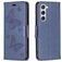 Mobigear Butterfly Samsung Galaxy S23 Hülle Klapphülle Geldbörse - Blau