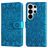 Mobigear Sunflower Samsung Galaxy S26 Ultra Hülle Klapphülle Geldbörse - Blau