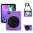Mobigear SureGrip XGuard iPad Pro 11 Zoll (2021) Hülle Kunststoff,Silikon Backcover + Stifthalter + Schulterträger + Ständer - Schwarz / Lila