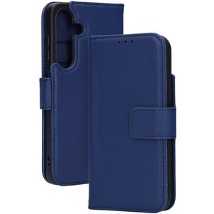 Mobiparts Samsung Galaxy S25 Hülle Klapphülle - Blau