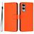 Mobigear Urban Wallet Samsung Galaxy S25 Edge Hülle Klapphülle Geldbörse - Orange