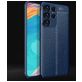 Mobigear Luxury Samsung Galaxy S23 Ultra Hülle Flexibles TPU Backcover - Blau