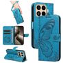 Mobigear Butterfly Xiaomi 15T Pro Hülle Klapphülle Geldbörse - Blau