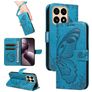 Mobigear Butterfly Xiaomi 15T Hülle Klapphülle Geldbörse - Blau