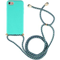 Mobigear Lanyard iPhone 8 Flexibles TPU Handykette - Türkis