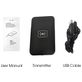 Mobigear Plateau es Ladegerät Qi Wireless 5W 1A - Schwarz