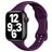 Mobigear Sport Slim Silikon Apple Watch Armband Drückerschließe - 49/46/45/44 mm - Lila