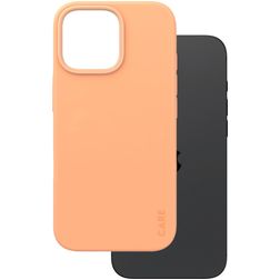 CARE by PanzerGlass Fashionable iPhone 16 Pro Max Silikon MagSafe Hülle Backcover - Peachy