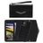 Mobilize Elegant Magnet iPhone 12 Mini Hülle 2in1 Clutch (herausnehmbar) - Black Croco