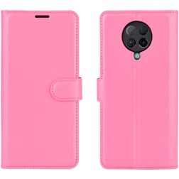 Mobigear Classic POCO F2 Pro Hülle Klapphülle Geldbörse - Magenta
