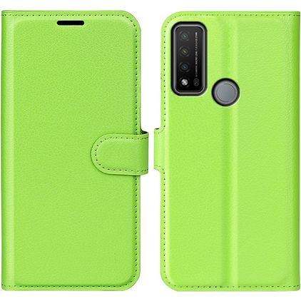 Mobigear Classic TCL 20 R 5G Klapphülle Portemonnaie - Grün