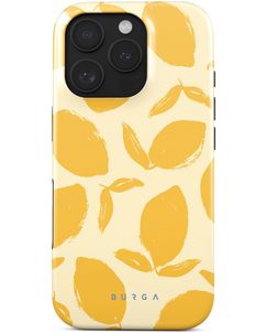 Burga Tough iPhone 16 Pro Hülle Hardcase Backcover Stoßfest - Lemon Tart