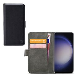 Mobilize Classic Gelly Wallet Samsung Galaxy S23 Ultra Klapphülle Portemonnaie - Schwarz