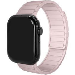Mobilize Magnetic Silikon Apple Watch Armband Magnetverschluss - 42/41/40/38 mm - Pink