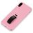 Mobigear Rubber Ring iPhone XS Max Hardcase Backcover mit Ringhalter - Pink
