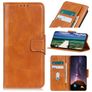 Mobigear Classy POCO X3 GT Hülle Klapphülle Geldbörse - Cognac