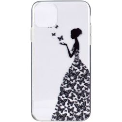 Mobigear Design iPhone 11 Pro Max Hülle Flexibles TPU Backcover - Schmetterling