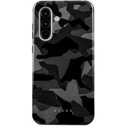 Burga Tough Samsung Galaxy A56 Hülle Hardcase Backcover Stoßfest - Night Black Camo