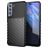 Mobigear Groove Samsung Galaxy S21 FE Hülle Flexibles TPU Backcover - Schwarz