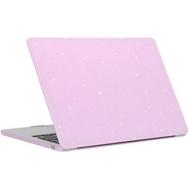 Mobigear Sparkling Cream MacBook Pro 13 Zoll (2016-2023) Hardcase Hülle MacBook Case - Lila - Model A1706 / A1708 / A1989 / A2159 / A2289 / A2251 / A2338