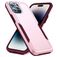 Mobigear Heavy Armor iPhone 14 Pro Hülle Hardcase Backcover Stoßfest - Pink / Lila