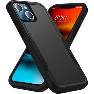 Mobigear Heavy Armor iPhone 14 Plus Hülle Hardcase Backcover Stoßfest - Schwarz