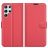 Mobigear Classic Samsung Galaxy S22 Ultra Hülle Klapphülle Geldbörse - Rot