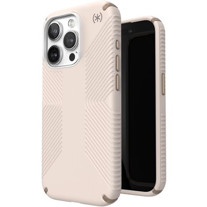 Speck Presidio2 Grip iPhone 15 Pro Hardcase Backcover Shockproof - Bleached Bone