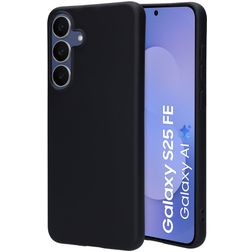Mobiparts Samsung Galaxy S25 FE Silikon Backcover - Schwarz