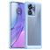 Mobigear Crystal Motorola Edge 40 Hülle Hardcase Backcover - Transparent / Blau