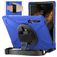 Mobigear SureGrip XGuard Samsung Galaxy Tab S8 Ultra Hülle Kunststoff,Silikon Backcover + Stifthalter + Schulterträger + Ständer - Blau
