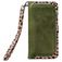 Mobilize Magnet Zipper Samsung Galaxy S21 FE Hülle Abnehmbare 2in1 Klapphülle Geldbörse - Olive Leopard