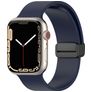 Mobigear Sport Mag Silikon Apple Watch Armband Magnetverschluss - 42/41/40/38 mm - Marineblau